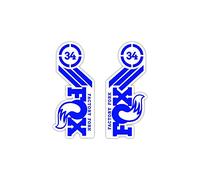 STAR SAM Stickers Compatible with Fox 34 Factory Fork 29 Inches Blue 1 cm