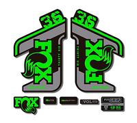 STAR SAM Stickers Compatible with Fox 36 Rhythm 2021 Green 1 cm