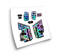 STAR SAM Stickers Compatible with Fox 40 Performance Elite 2021 Bike Fork (Holographic)