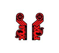 STAR SAM Stickers Compatible with Fox Factory Fork 32 29 Inches Red 1 CMT