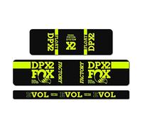STAR SAM Stickers Compatible with Fox Float DPX2 2018 Fluorescent Yellow 1 cm