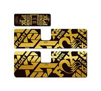 STAR SAM Stickers Compatible with Fox Float X2 2021 Metallic Gold 1 cm