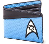 Star SciFi Trek Blue Science Logo Leather Bi Fold Wallet, multicolor, osfm, Bifold Wallet