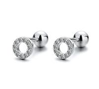 Star Screw Stud Earrings For Women Jewelry