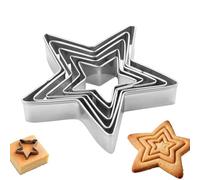 Star Shaped Cookie Cutter Stainless Steel Food-Grade Decoration