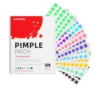 Star Shaped Face Patches for Removing Pimples, 4 Pieces of 320 Pieces Acne Plasters, Hydrocolloid Plasters for Covering Pimples and Blemishes, Acid Stains