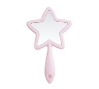 Star-Shaped Handheld Mirrors,Five-pointed Star Mirror,Plastic Makeup Handheld Cosmetic Mirror,Beauty Make-up Mirror(Pink)