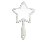 Star-Shaped Handheld Mirrors,Five-pointed Star Mirror,Plastic Makeup Handheld Cosmetic Mirror,Beauty Make-up Mirror(Green)
