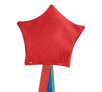 Star Shaped Sack Toy - Multicoloured, Pack of 6 Throwing Toys with , Soft Fabric, Easy Grip Design, Lightweight Catch Game | Backyard, Carnival