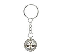 Star Sign Horoscope Keyring Constellation Astrology Keychain Birthday Zodiac (Libra)