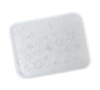 Star Silicone Stamp Molds for Unique Star Theme Nails Art Creation Home Manicure Accessory for Lover Molds