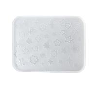Star Silicone Stamp Molds for Unique Star Theme Nails Art Creation Home Manicure Accessory Moulds for Nails Art Lover Handmade Nail Accessories