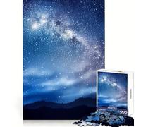 Star Sky 1000 Piece Jigsaw Puzzle for Adults Brain Challenge Toy Group Play Clear Cut Lovely Present 38x52cm
