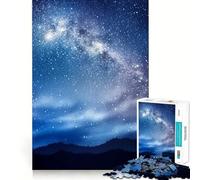 Star Sky 1000 Piece Jigsaw Puzzles for Teenagers Logic Ability Toy Calm Pastime Accurate Cut 38x26cm