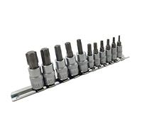 Star Socket Bit Set TRX Torx TX Male Sockets 1/4" & 3/8" Drive T10 - T60 Bits