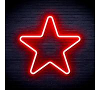Star Space Kid Room Flex Silicone LED Neon Sign Red st16s33-fnu0006-r