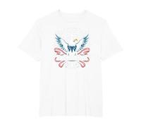 Star Spangled Celebration of Excellence T-Shirt, Men's Big and Tall, White, 6X Tall