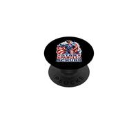 Star Spangled Scrubs Patriotic Nurse PopSockets Adhesive PopGrip