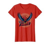 Star Spangled Sports T-Shirt, Women, Red, 3XL