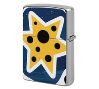 Star Spirit Symbol Lighter Case Metal Double-Sided Lighter Cover Pocket Lighters Sleeve Windproof Lighters Accessories for Men Women