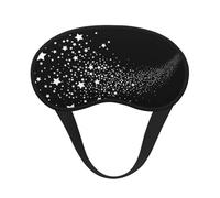 Star Star Pattern Shooting Star Black White, Full Eye Covers Light Blocking Eye Masks Blackout Sleep Eye Muffs