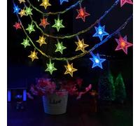 Star String Lights - Fairy Christmas Lights Operated Indoor, Waterproof Star String Lights Bedroom, | Waterproof Dustproof Stars Strings Light, Twinkle Lights For Home, Party, Wedding, Garden