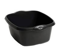 STAR SUPPLIES 1 X 12L Black Rectangular Washing Up Bowls Ideal For Kitchens & Home Use