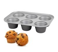 Star Supplies 1 X Dishwasher Safe Jumbo 6 Cup Muffin Tin Large Cupcake Bakeware Pan