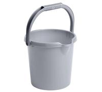 STAR SUPPLIES 1 X Grey Multipurpose Storage, Garden, Cleaning & Kitchen 5 Litre Strong Plastic Bucket With Handle