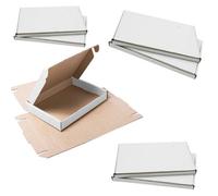 STAR SUPPLIES 10 X White Small Single Wall Die Cut Packing Shipping Boxes C6