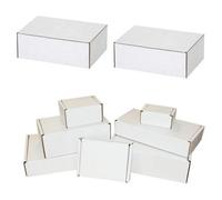 STAR SUPPLIES 100 X White 12X9X4" Strong Single Wall Die Cut Packing Shipping Boxes