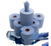 Star Supplies 12 Rolls Of Highly Absorbent 2Ply Embossed Home Kitchen Restaurant Centrefeed Paper Towels