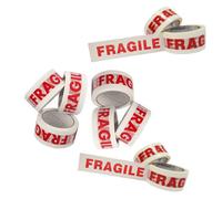 STAR SUPPLIES 144 Rolls Of Fragile Printed 50mm X 66M Strong Sticky Packaging Parcel Tapes