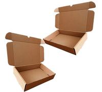 STAR SUPPLIES 20 X Brown 12X9X2.5" Strong Single Wall Die Cut Packing Shipping Boxes