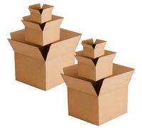 STAR SUPPLIES 25 X 17X10X5" Strong Single Wall Cardboard Shipping Storage Packing Boxes