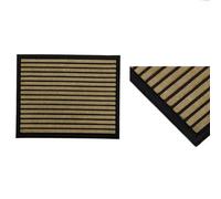 STAR SUPPLIES 2X Striped Super Absorbent 40X60Cm Long Lasting Scraper Non-Slip Door Mats For Mud & Dirt