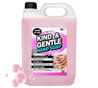 Star Supplies 4 X 5L Ready To Use Pink Kind & Gentle Hand Soap Effective For Every Day Use