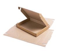 STAR SUPPLIES 5 X Brown 12X10X4" Strong Single Wall Die Cut Packing Shipping Boxes