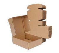 STAR SUPPLIES 5 X Brown 5X4X3" Strong Single Wall Die Cut Packing Shipping Boxes