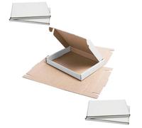 STAR SUPPLIES 50 X White Small Single Wall Die Cut Packing Shipping Boxes C6