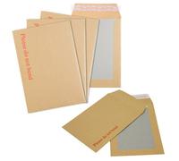 STAR SUPPLIES 500 X Strong Manilla Brown Board Backed Envelopes C5