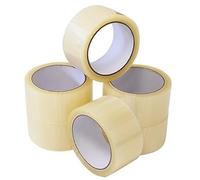 STAR SUPPLIES 6 Rolls Of 48mm x 66m Self Adhesive Sticky Long Lasting Clear Transparent Packaging Tape