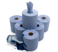Star Supplies 6 Rolls Of Highly Absorbent 2Ply Embossed Home Kitchen Restaurant Centrefeed Paper Towels
