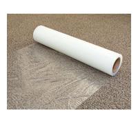 STAR SUPPLIES 600mm X 50M Carpet Protection Film - Roll Of Strong Adhesive Floor Protector For Rugs/carpet/floors/self Adhesive