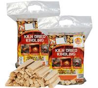 Star Supplies Ready To Burn 3 Bags Dried Firewood Logs For Open Fire Pits & Log Burners