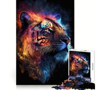 Star Tiger Hard Jigsaw Puzzle for Adults 1000 Pieces Smart Toy Casual Fun Accurate Cut Artistic Gift 38x26cm