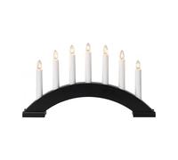 Star Trading Bea Candle Holder 39 cm Black