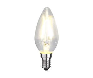 STAR TRADING Candle LED bulb C35 filament E14 1.5 W 2,700 K