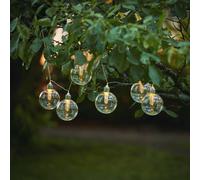 STAR TRADING Chania LED solar string lights, 8-bulb