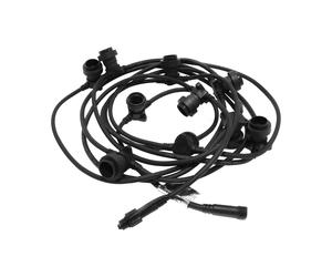 Star Trading Connecta light string E27 7.35 m Black